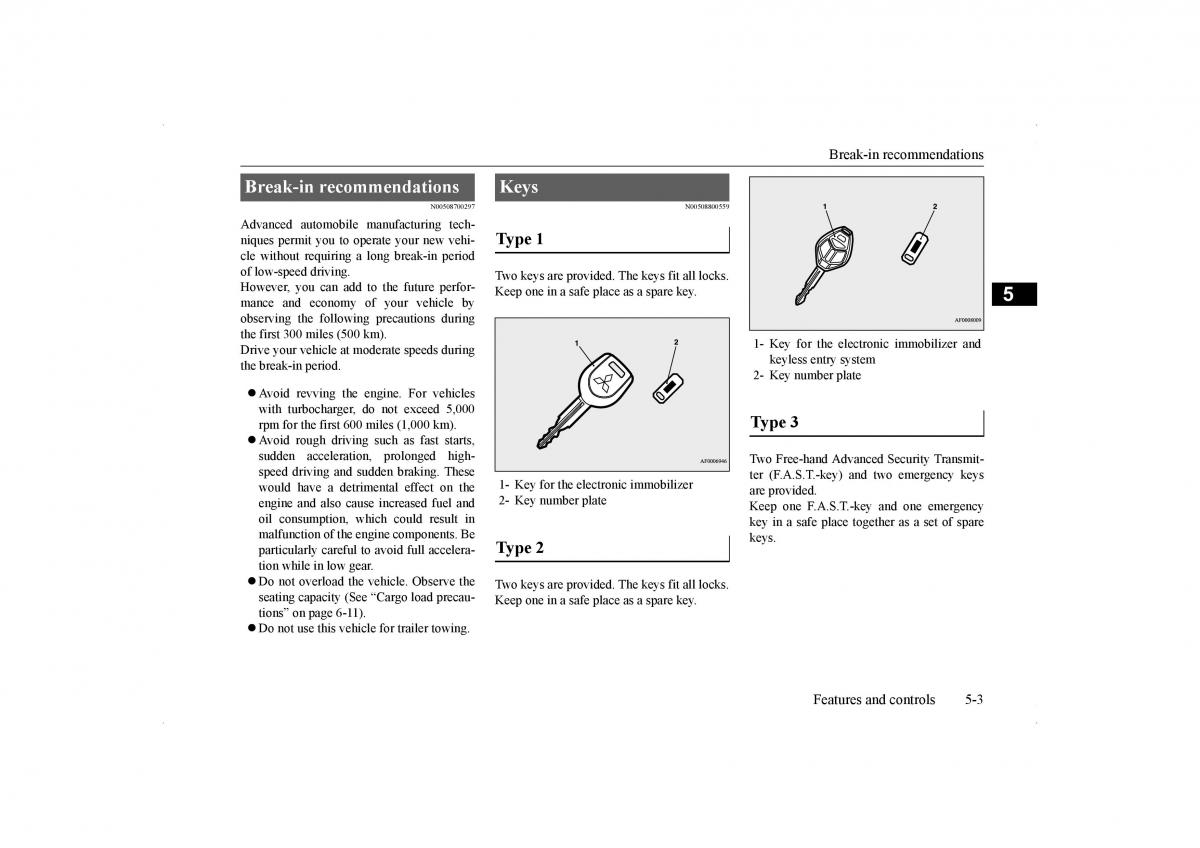 Mitsubishi Lancer VIII 8 owners manual / page 70