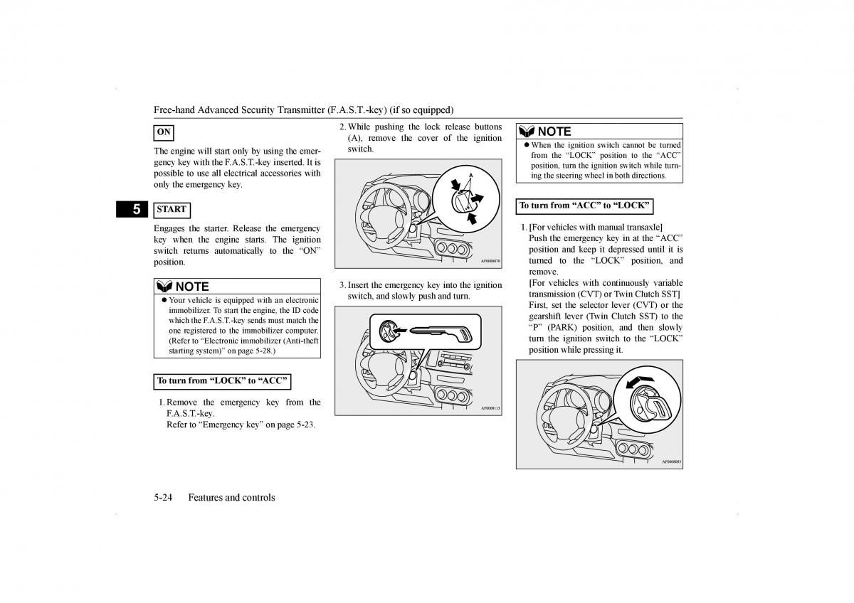 Mitsubishi Lancer VIII 8 owners manual / page 91