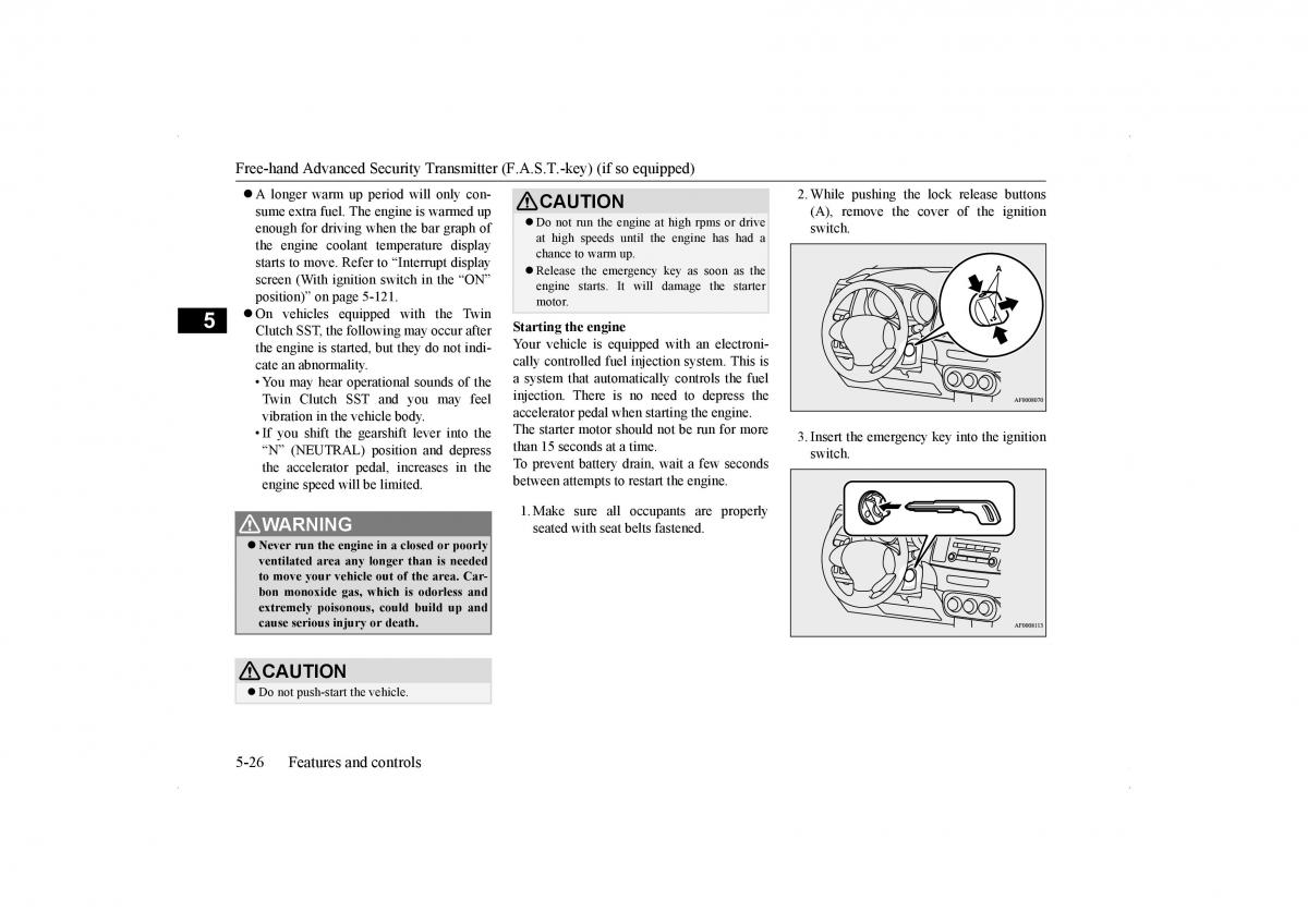 Mitsubishi Lancer VIII 8 owners manual / page 93