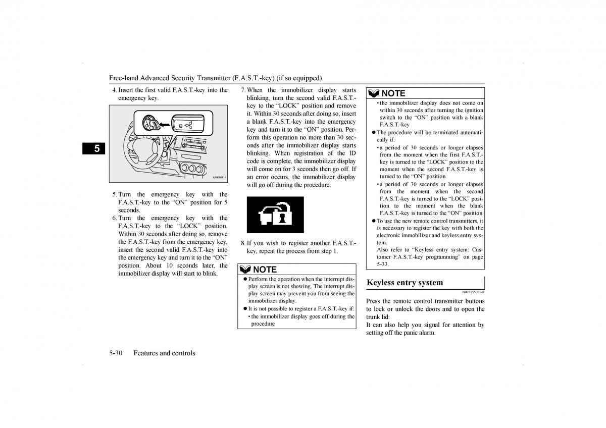 Mitsubishi Lancer VIII 8 owners manual / page 97