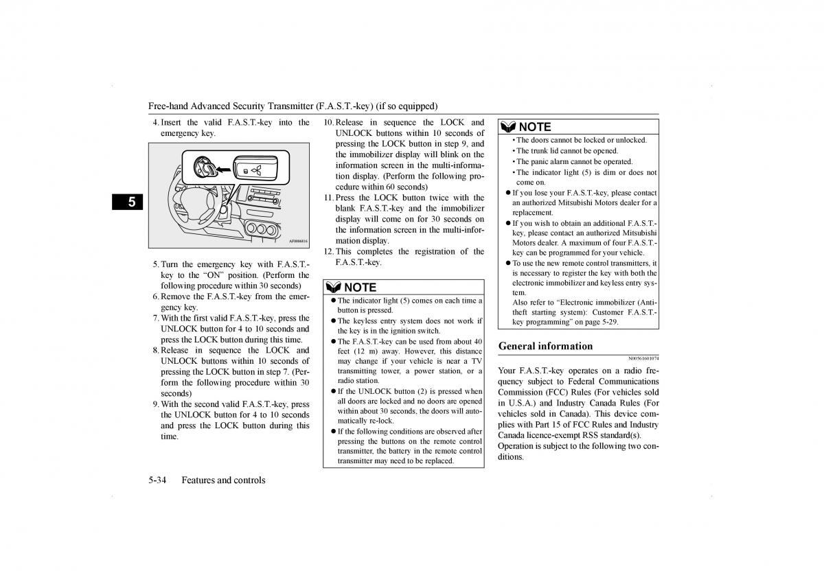 Mitsubishi Lancer VIII 8 owners manual / page 101