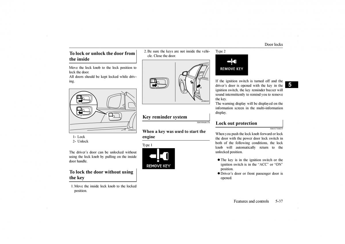 Mitsubishi Lancer VIII 8 owners manual / page 104