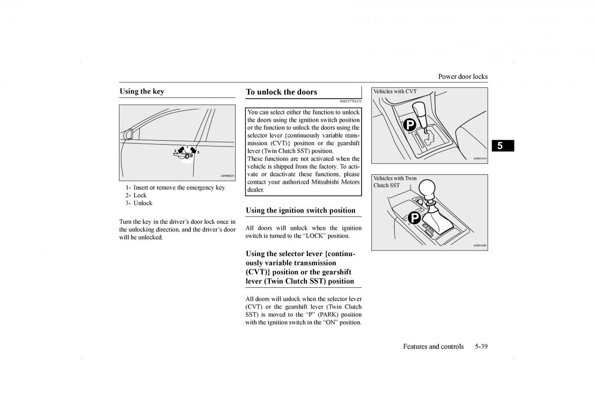 Mitsubishi Lancer VIII 8 owners manual / page 106