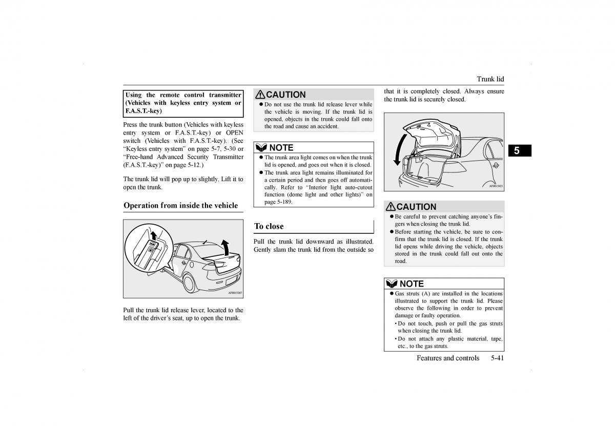 Mitsubishi Lancer VIII 8 owners manual / page 108