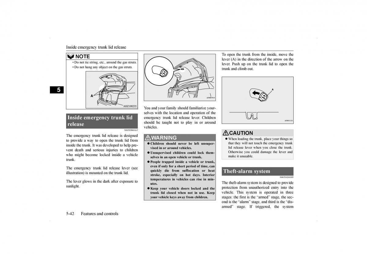 Mitsubishi Lancer VIII 8 owners manual / page 109