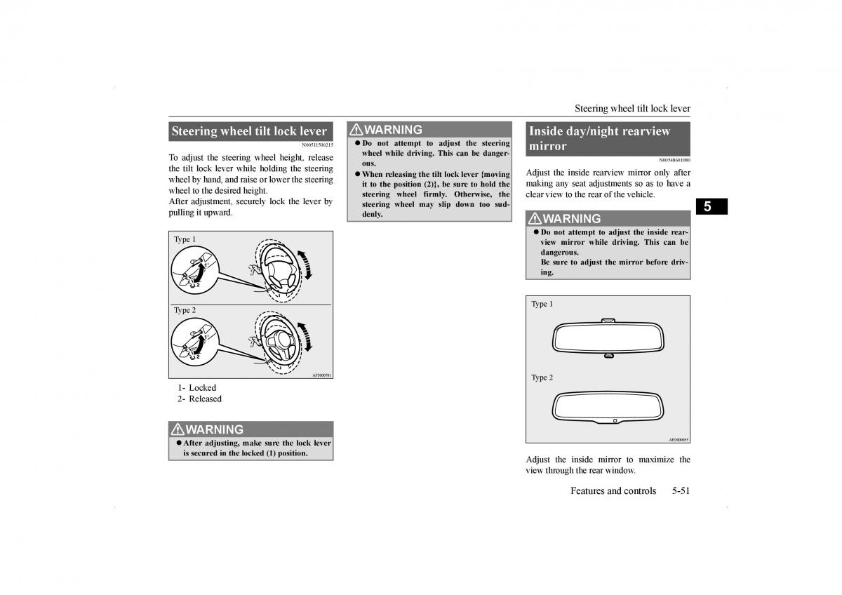 Mitsubishi Lancer VIII 8 owners manual / page 118