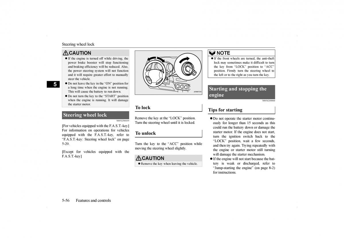 Mitsubishi Lancer VIII 8 owners manual / page 123