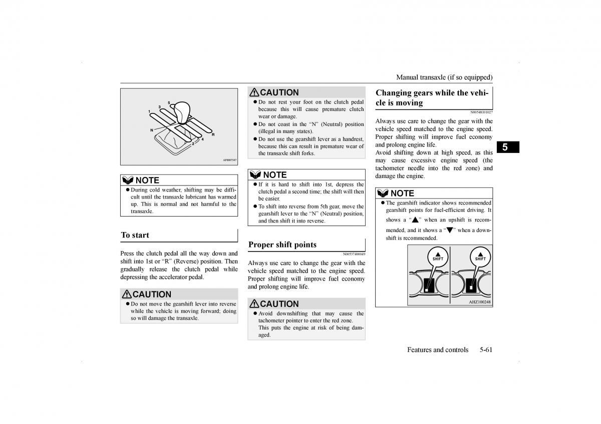 Mitsubishi Lancer VIII 8 owners manual / page 128