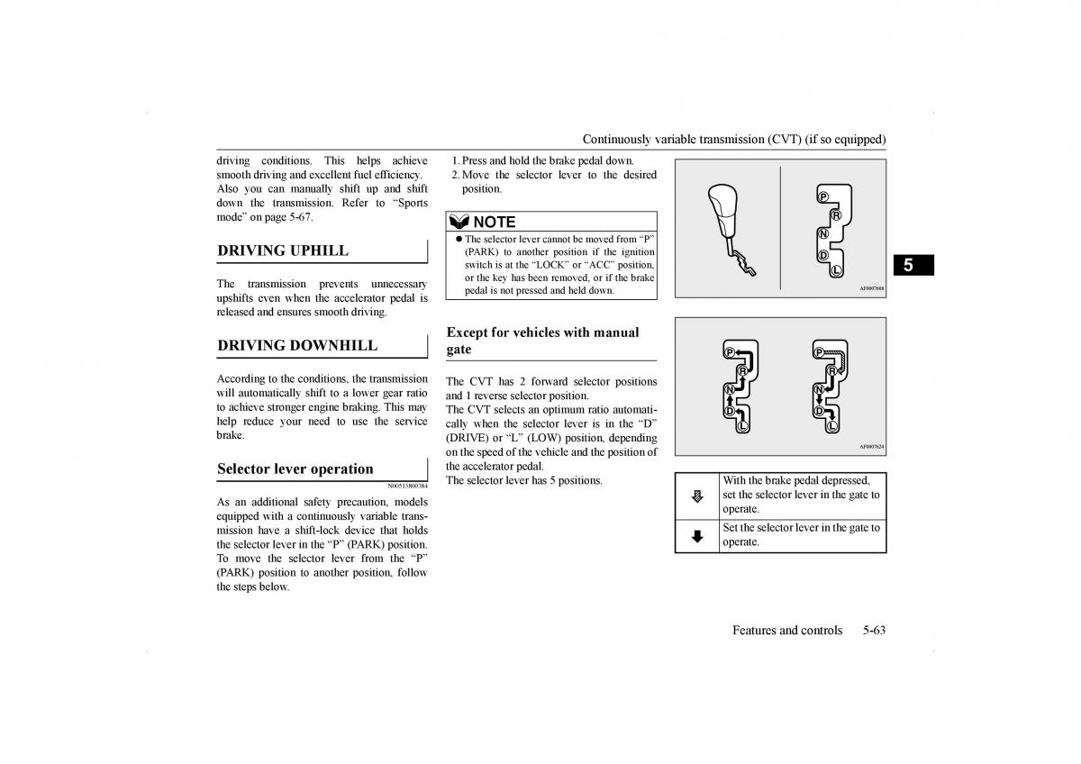 Mitsubishi Lancer VIII 8 owners manual / page 130