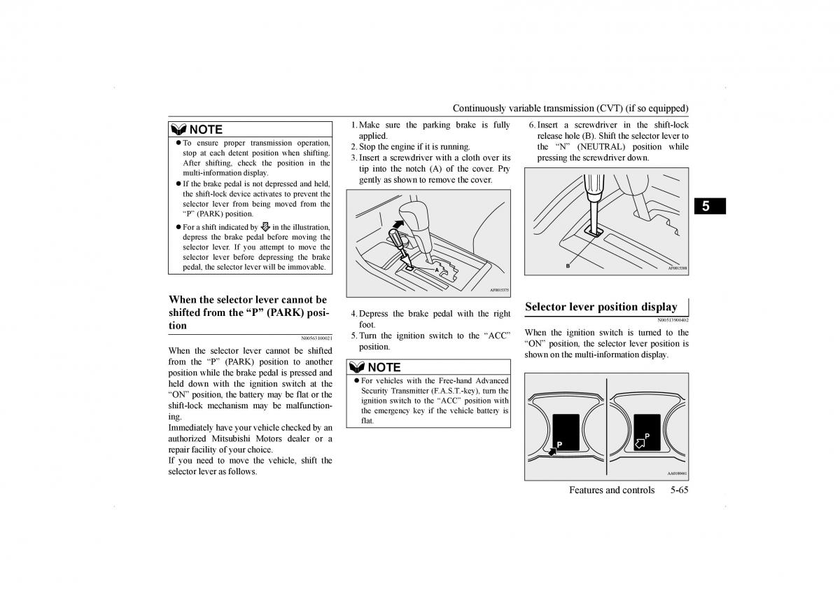 Mitsubishi Lancer VIII 8 owners manual / page 132