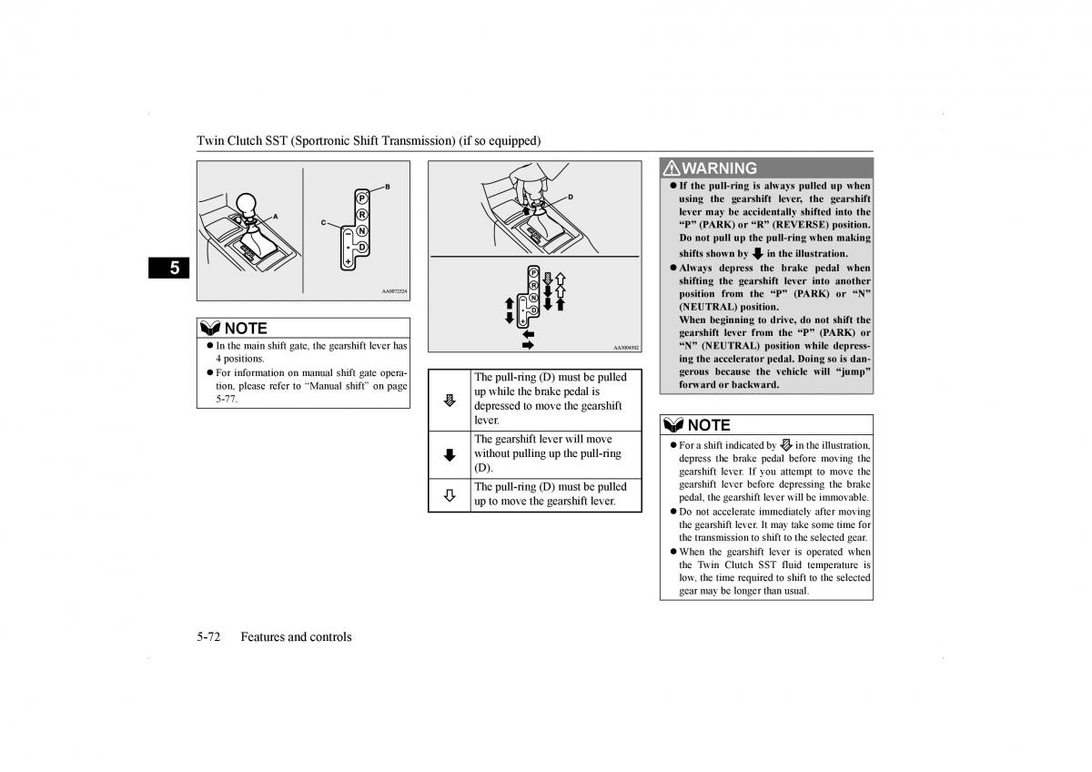 Mitsubishi Lancer VIII 8 owners manual / page 139