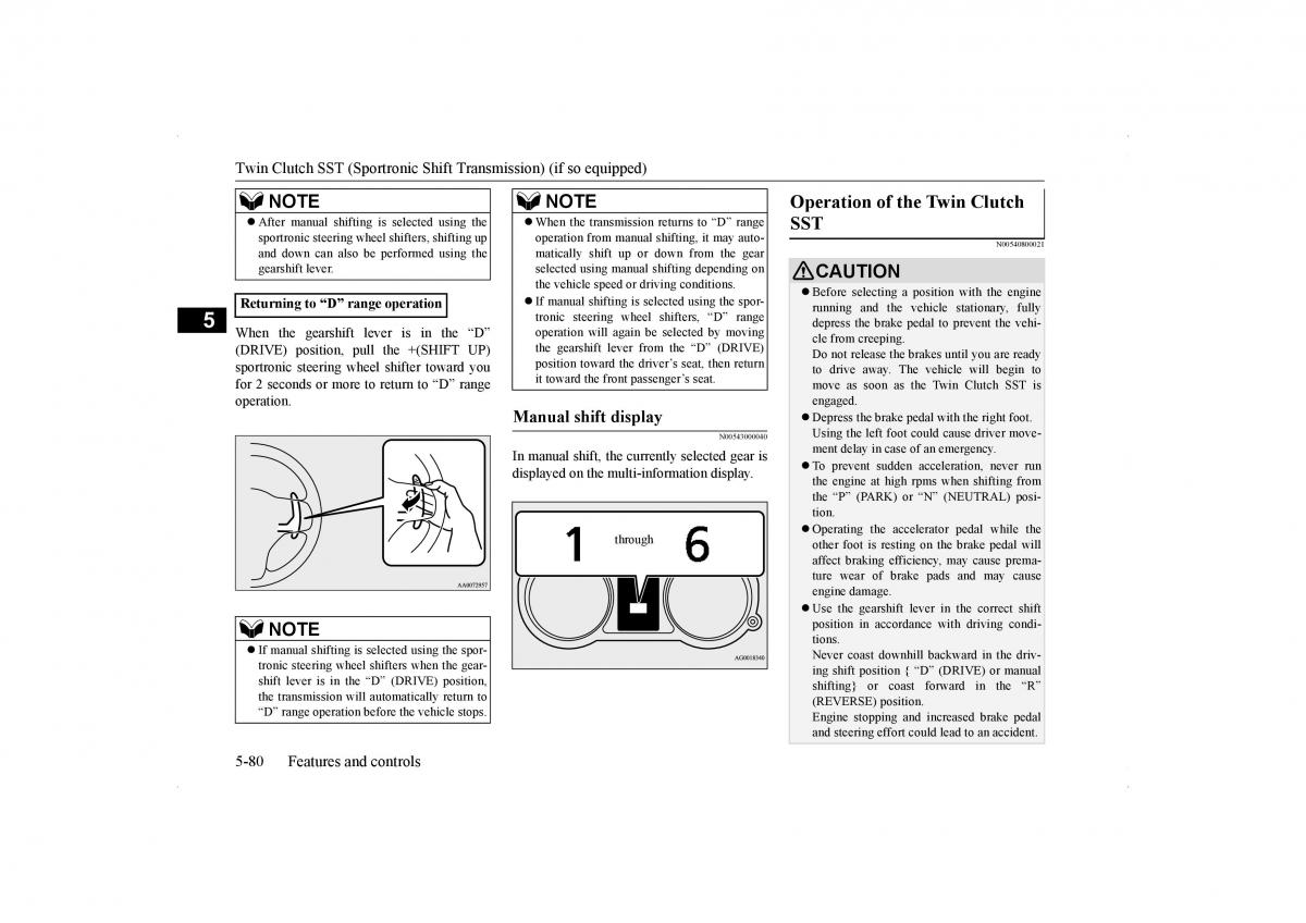 Mitsubishi Lancer VIII 8 owners manual / page 147