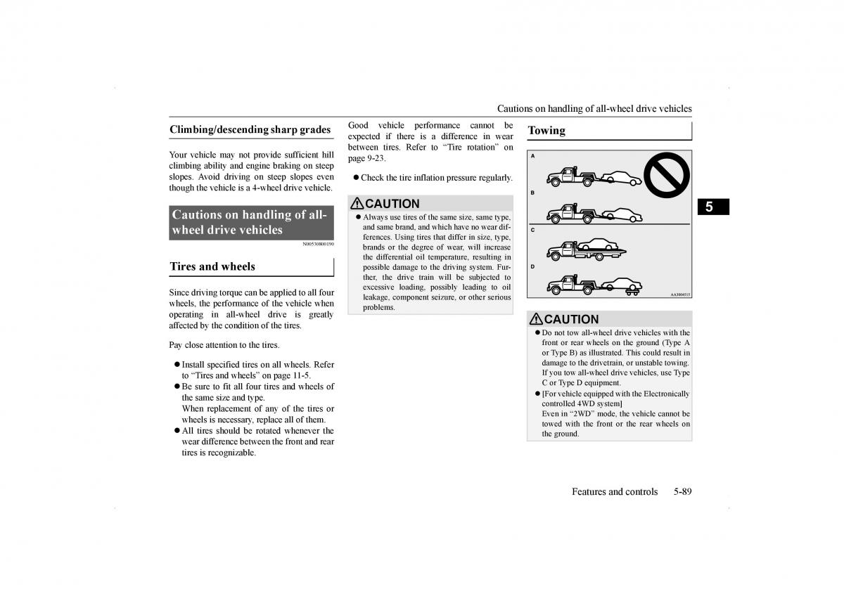 Mitsubishi Lancer VIII 8 owners manual / page 156