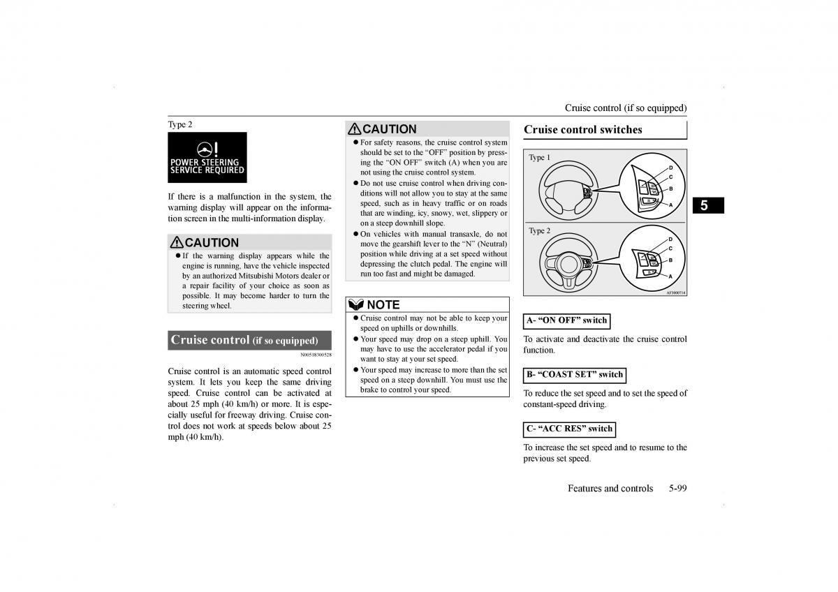 Mitsubishi Lancer VIII 8 owners manual / page 166