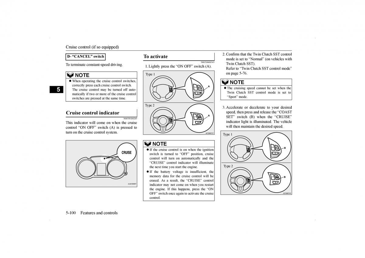 Mitsubishi Lancer VIII 8 owners manual / page 167