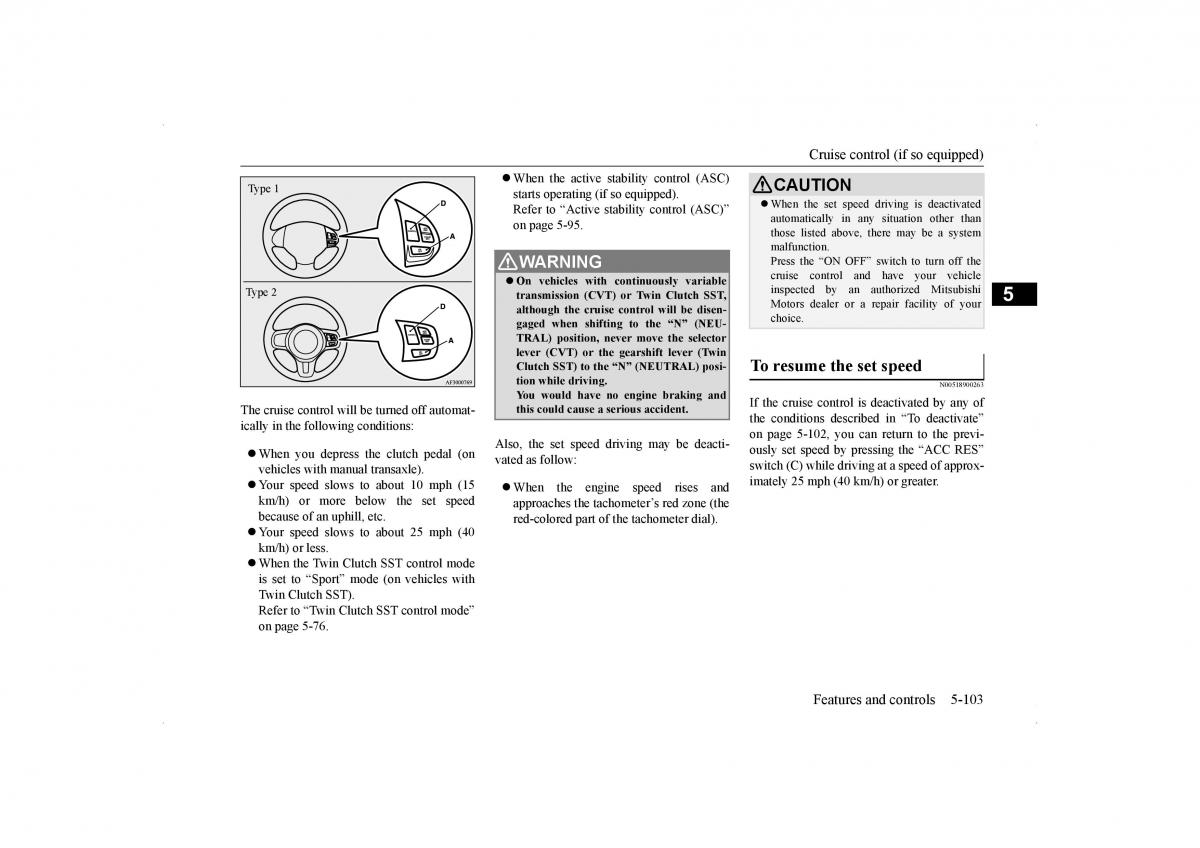 Mitsubishi Lancer VIII 8 owners manual / page 170