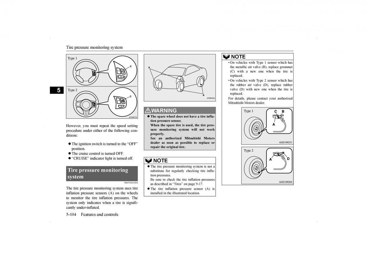 Mitsubishi Lancer VIII 8 owners manual / page 171