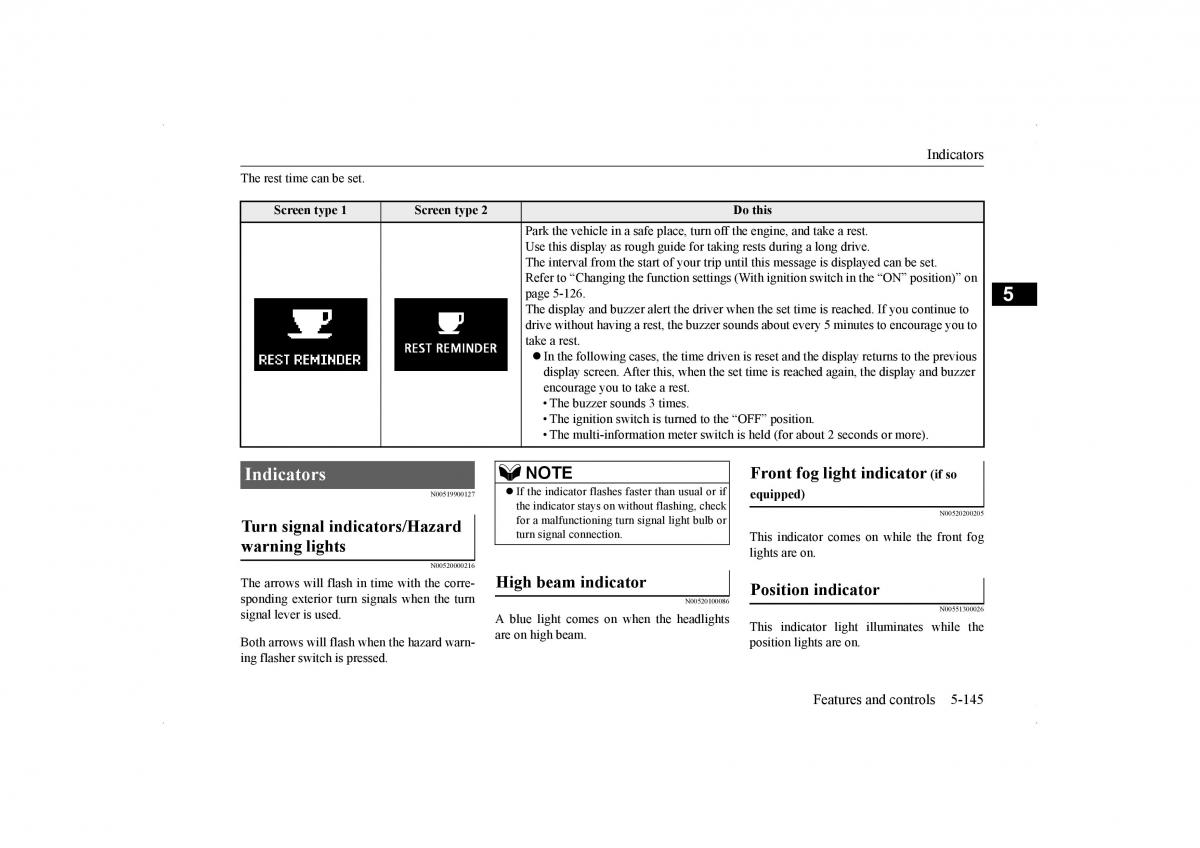 Mitsubishi Lancer VIII 8 owners manual / page 212