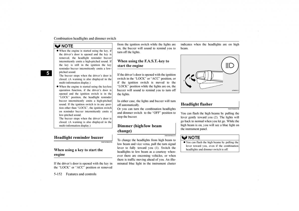 Mitsubishi Lancer VIII 8 owners manual / page 219