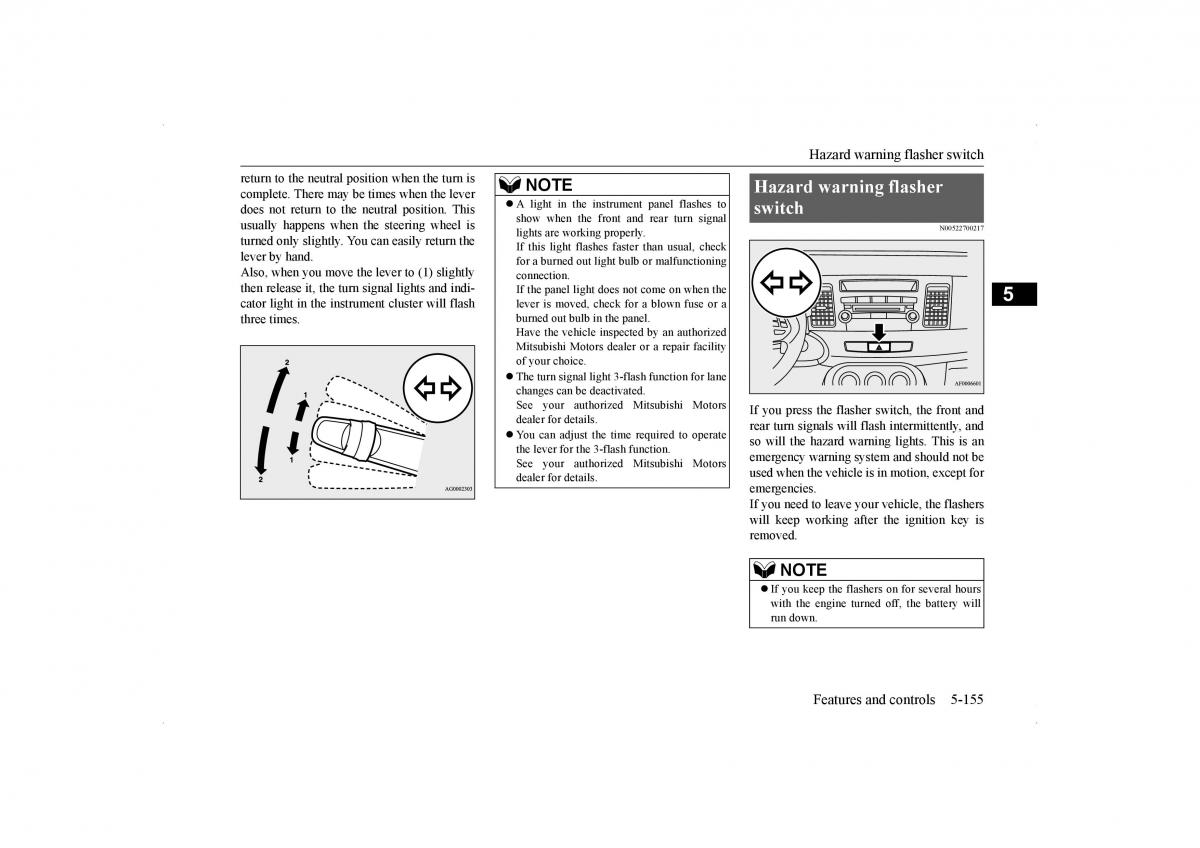 Mitsubishi Lancer VIII 8 owners manual / page 222