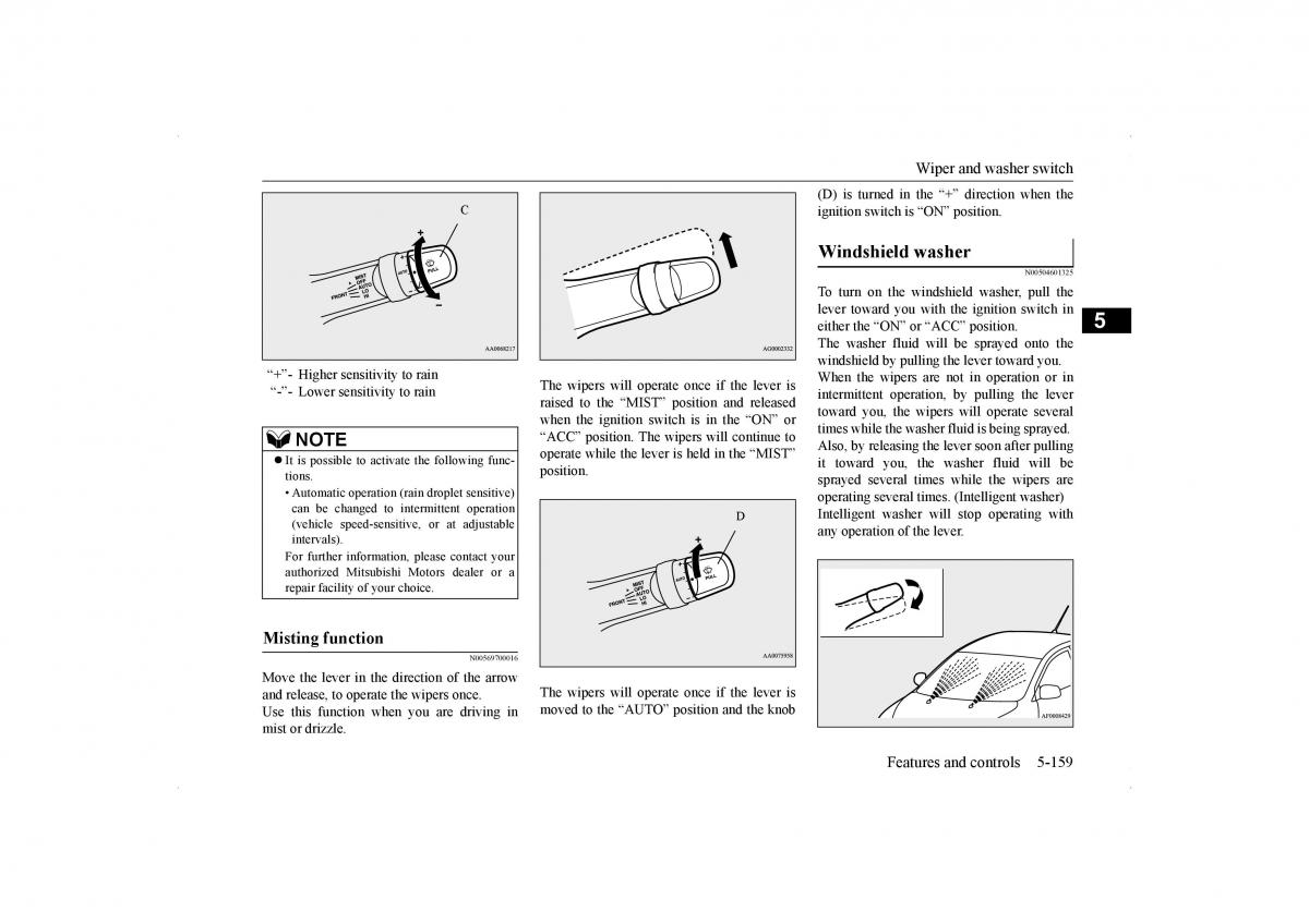 Mitsubishi Lancer VIII 8 owners manual / page 226