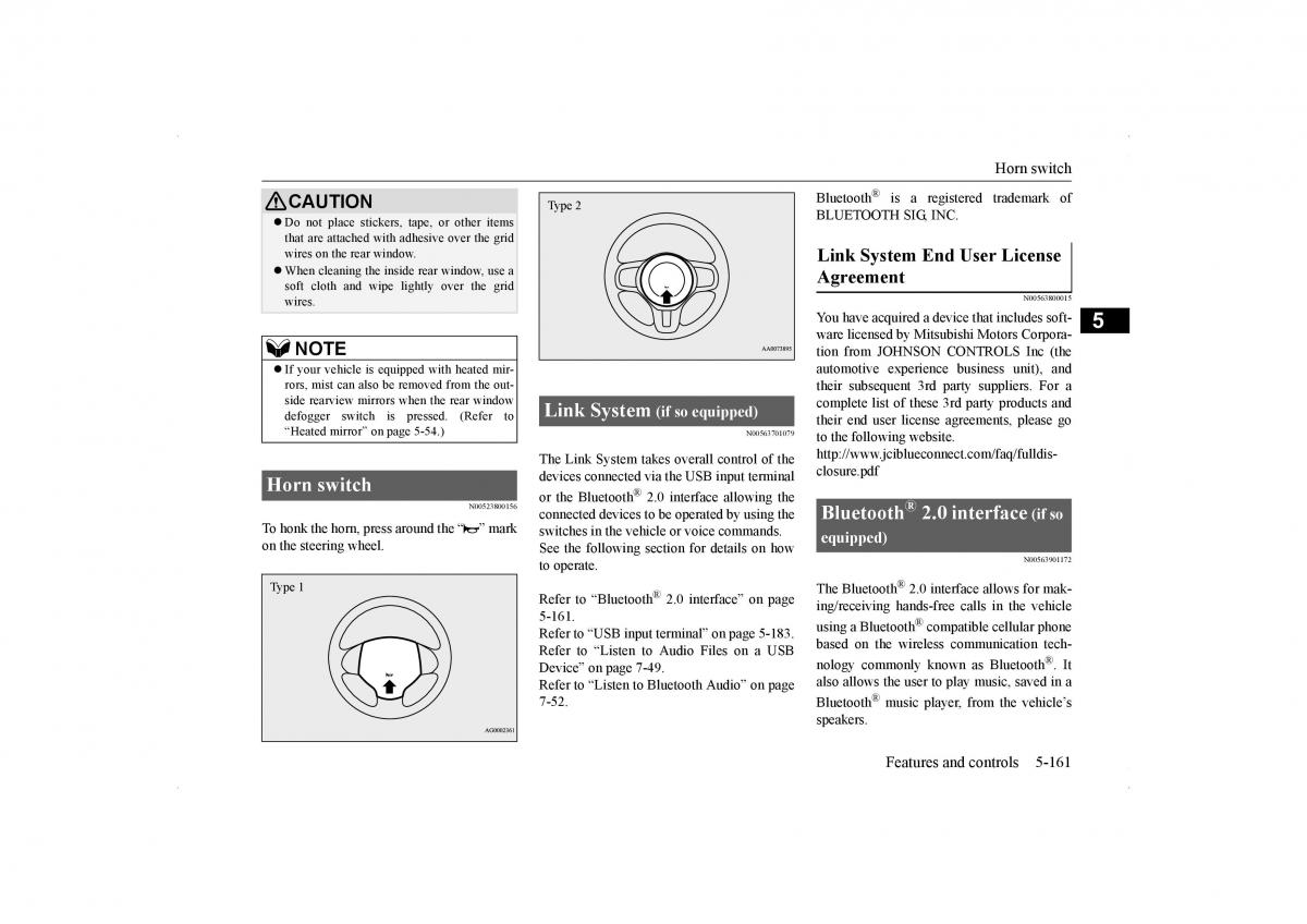 Mitsubishi Lancer VIII 8 owners manual / page 228