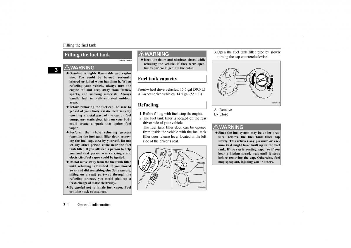 Mitsubishi Lancer VIII 8 owners manual / page 25