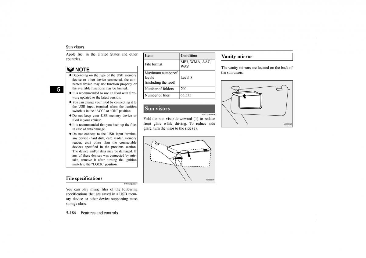 Mitsubishi Lancer VIII 8 owners manual / page 253