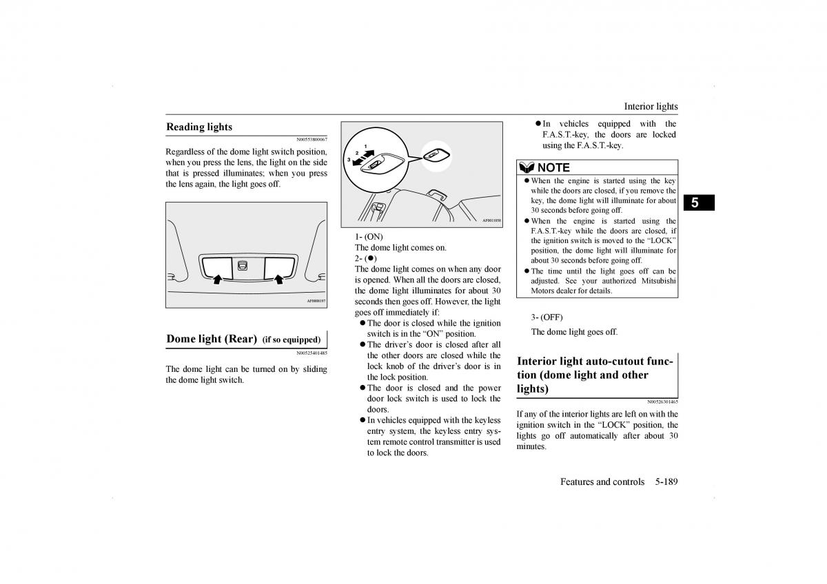 Mitsubishi Lancer VIII 8 owners manual / page 256