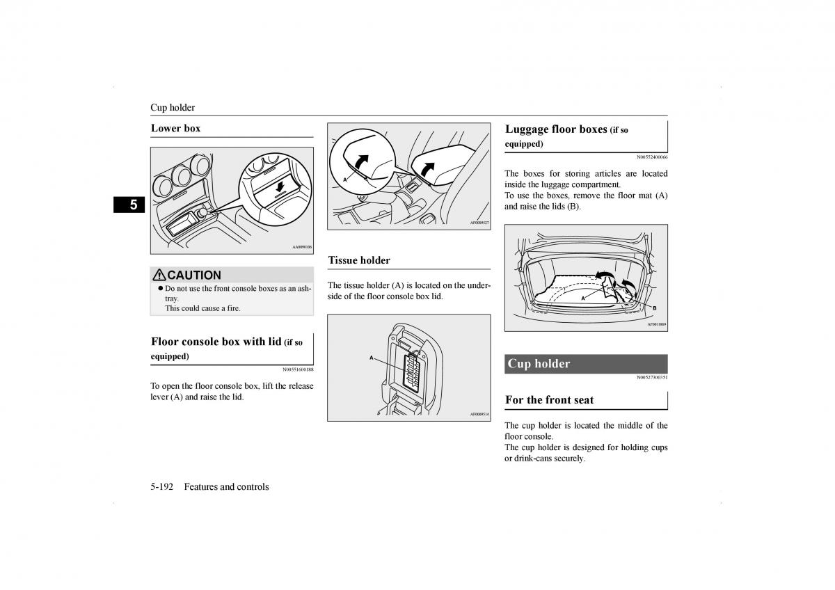 Mitsubishi Lancer VIII 8 owners manual / page 259