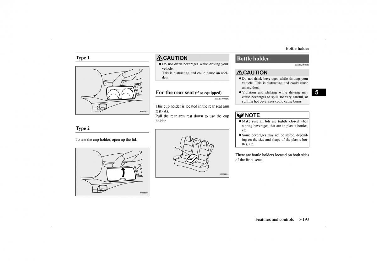 Mitsubishi Lancer VIII 8 owners manual / page 260