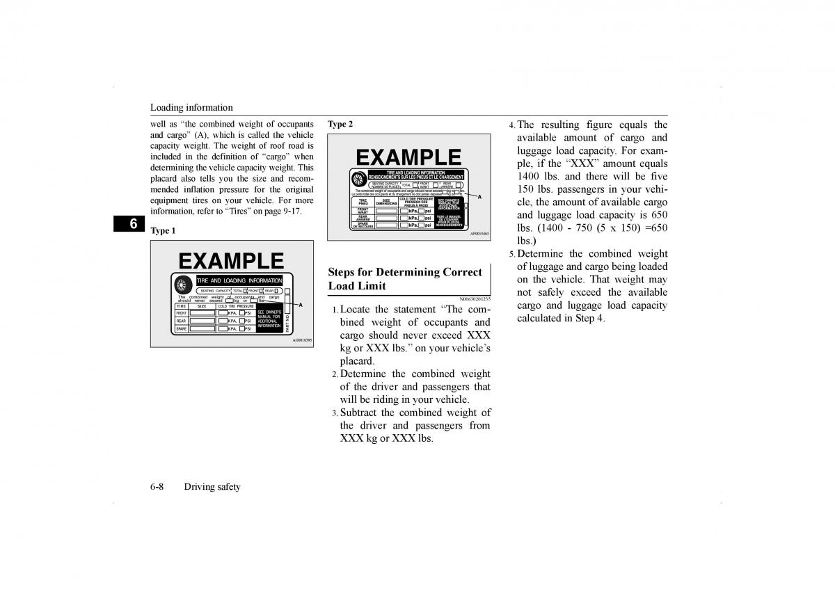 Mitsubishi Lancer VIII 8 owners manual / page 269