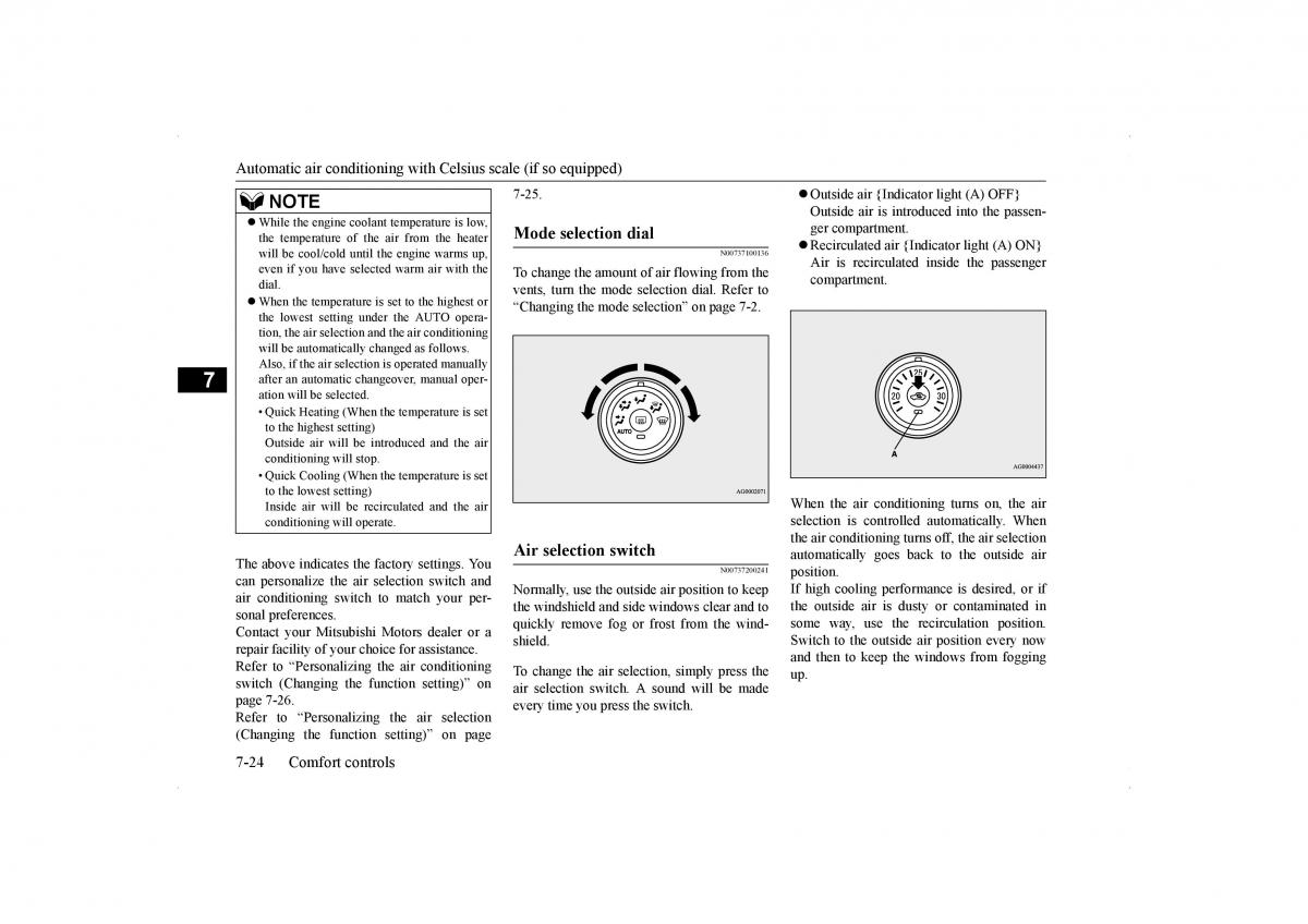 Mitsubishi Lancer VIII 8 owners manual / page 299