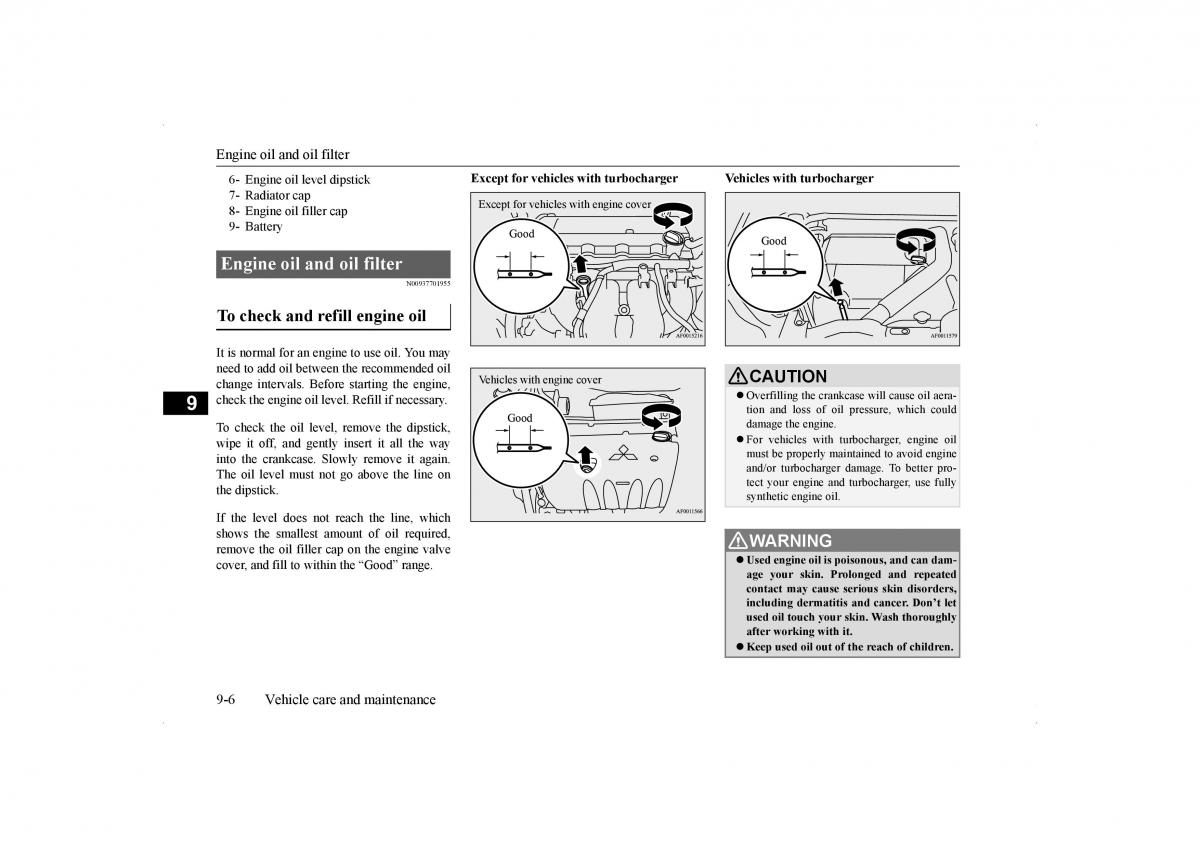 Mitsubishi Lancer VIII 8 owners manual / page 365