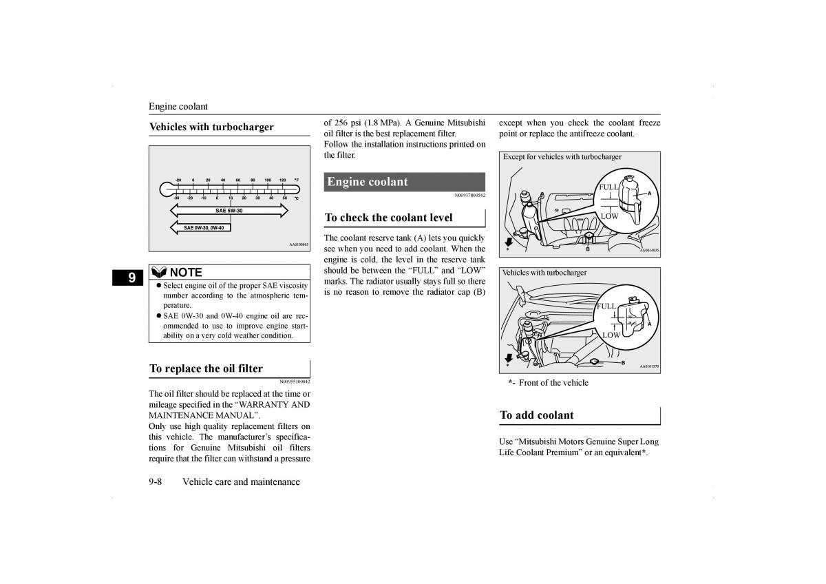 Mitsubishi Lancer VIII 8 owners manual / page 367