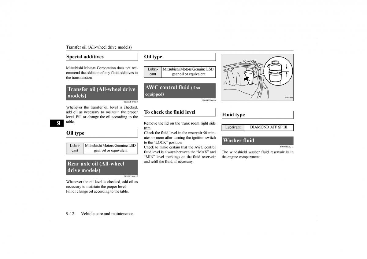 Mitsubishi Lancer VIII 8 owners manual / page 371