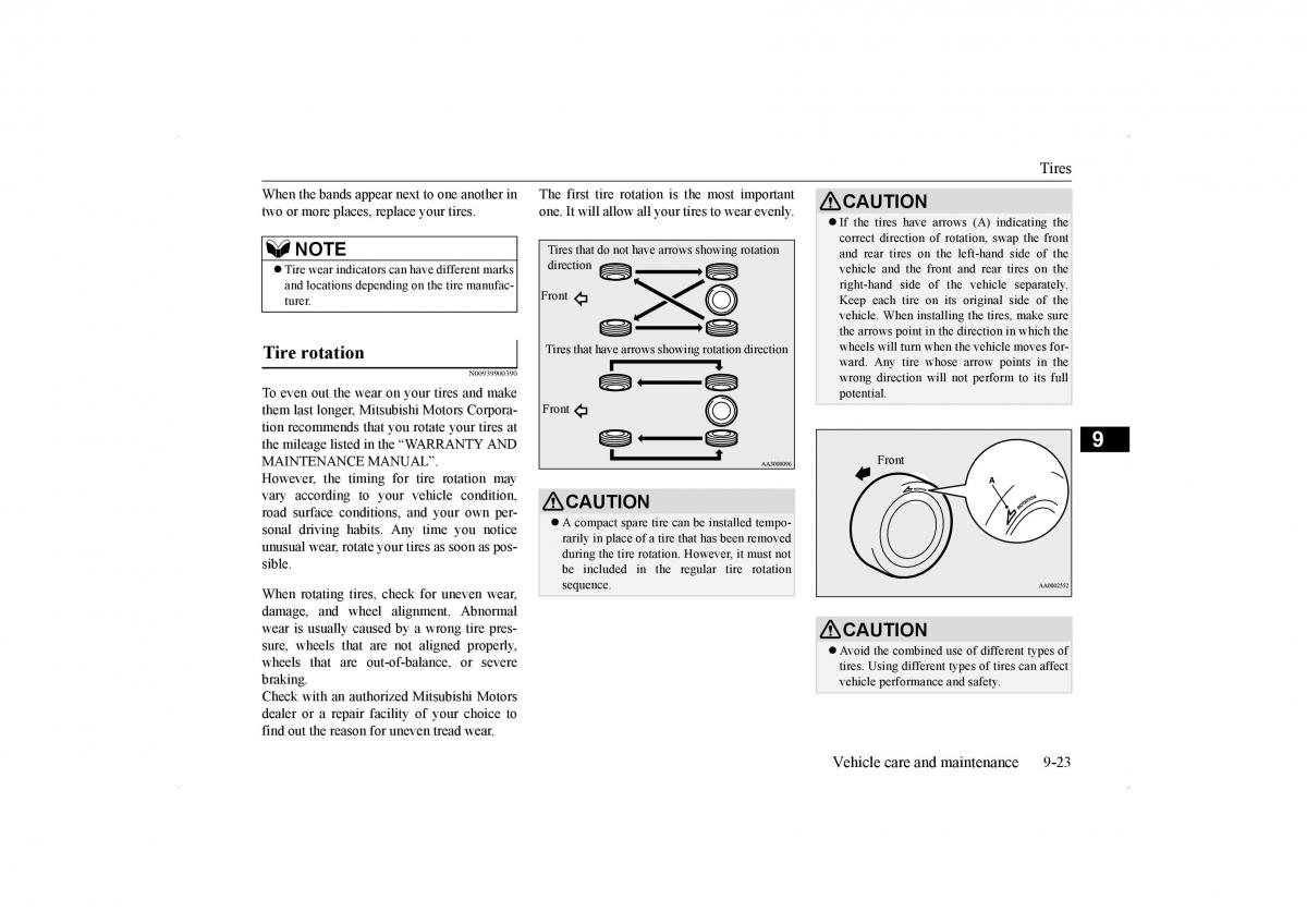 Mitsubishi Lancer VIII 8 owners manual / page 382