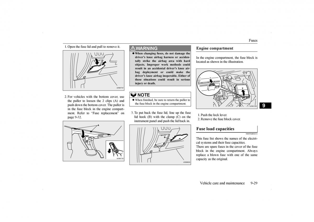 Mitsubishi Lancer VIII 8 owners manual / page 388