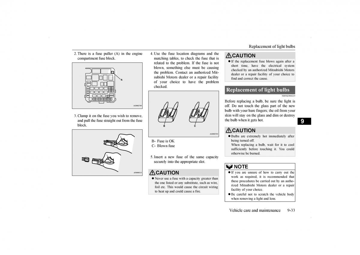 Mitsubishi Lancer VIII 8 owners manual / page 392