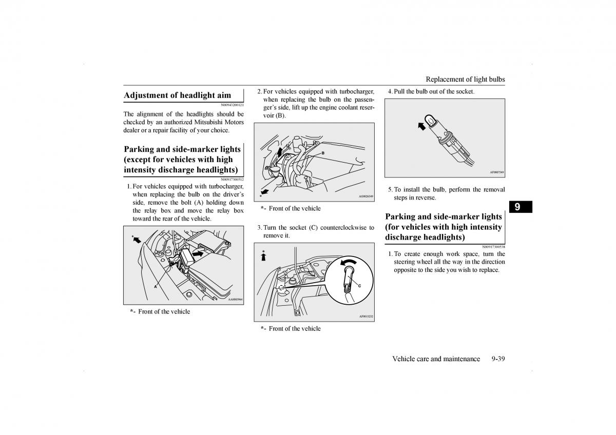 Mitsubishi Lancer VIII 8 owners manual / page 398