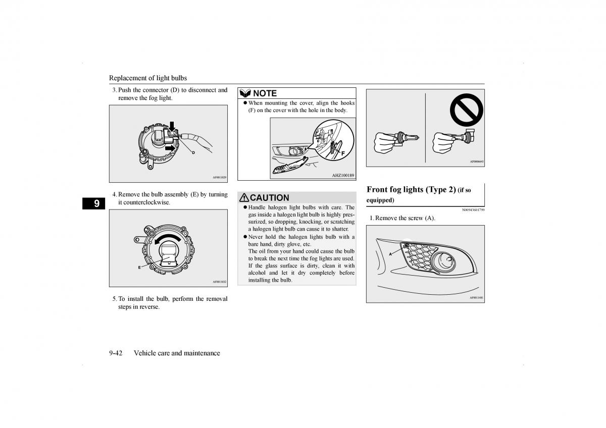 Mitsubishi Lancer VIII 8 owners manual / page 401