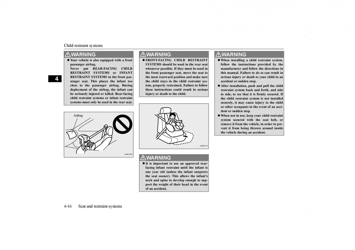 Mitsubishi Lancer VIII 8 owners manual / page 45