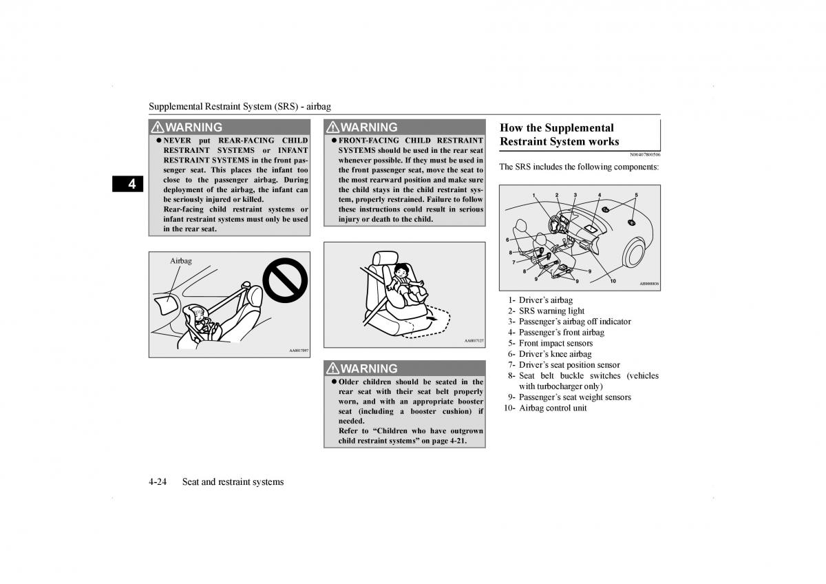 Mitsubishi Lancer VIII 8 owners manual / page 53