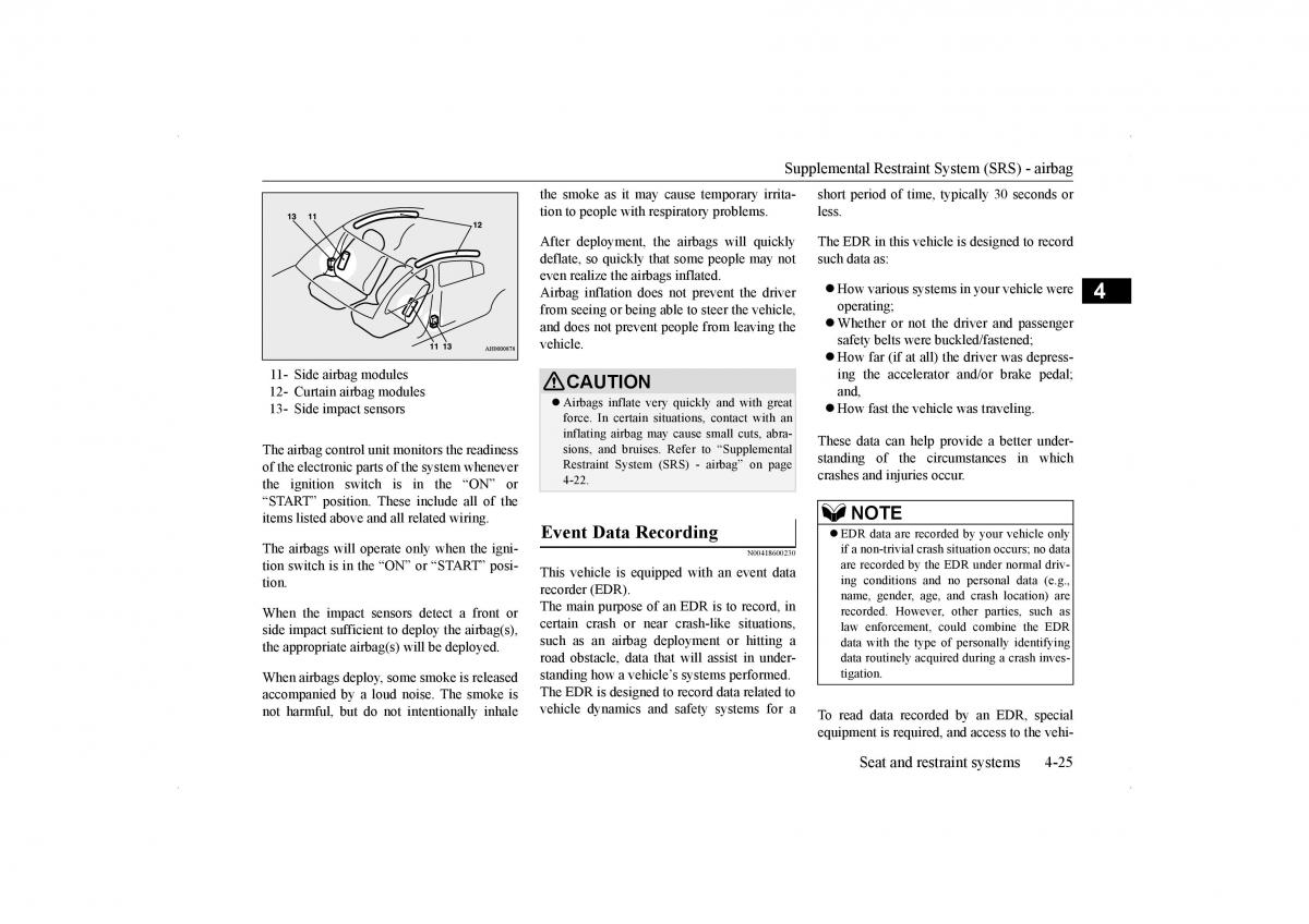 Mitsubishi Lancer VIII 8 owners manual / page 54