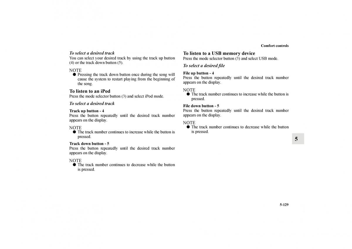 Mitsubishi Lancer Sportback VIII 8 owners manual / page 542