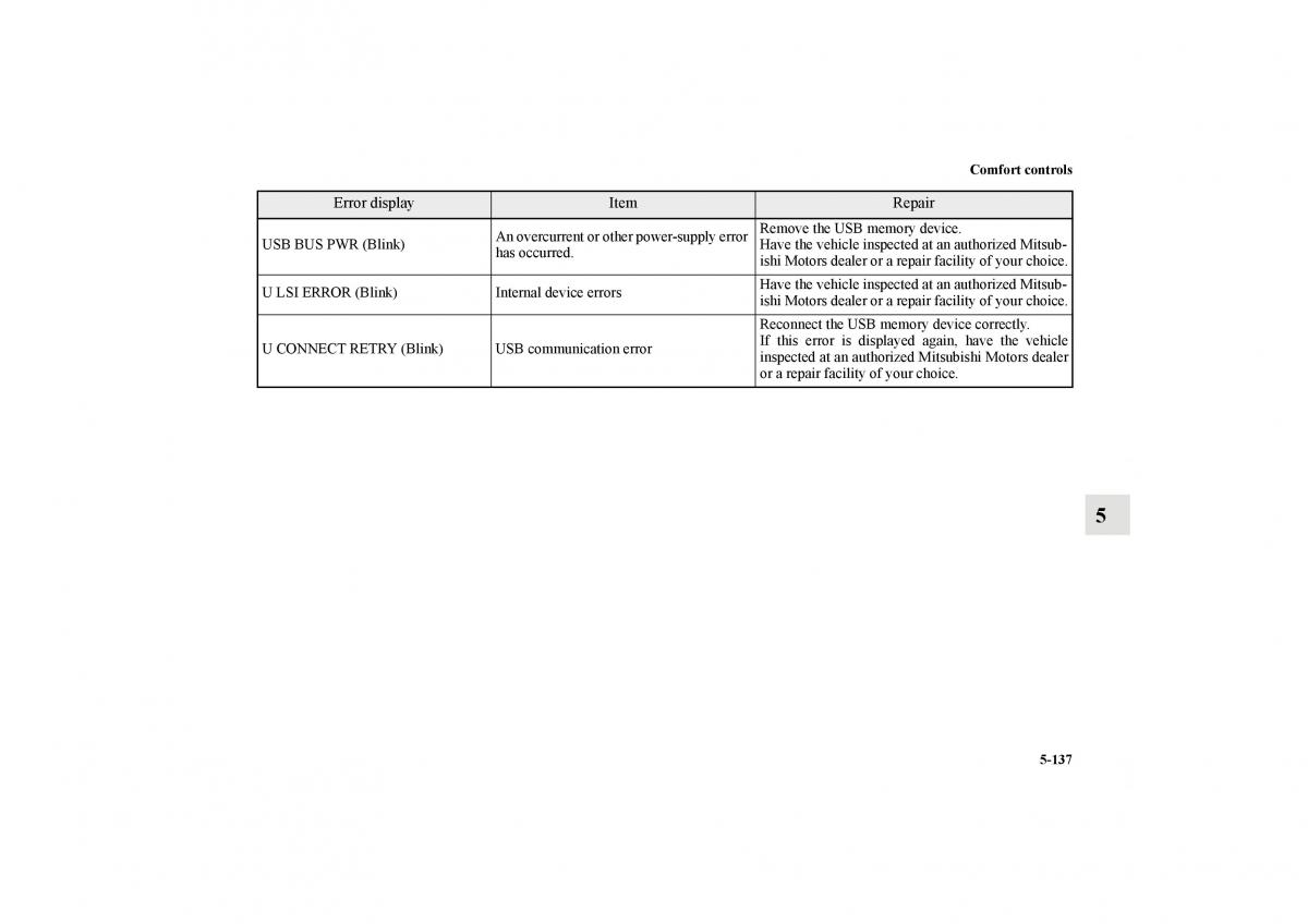 Mitsubishi Lancer Sportback VIII 8 owners manual / page 550