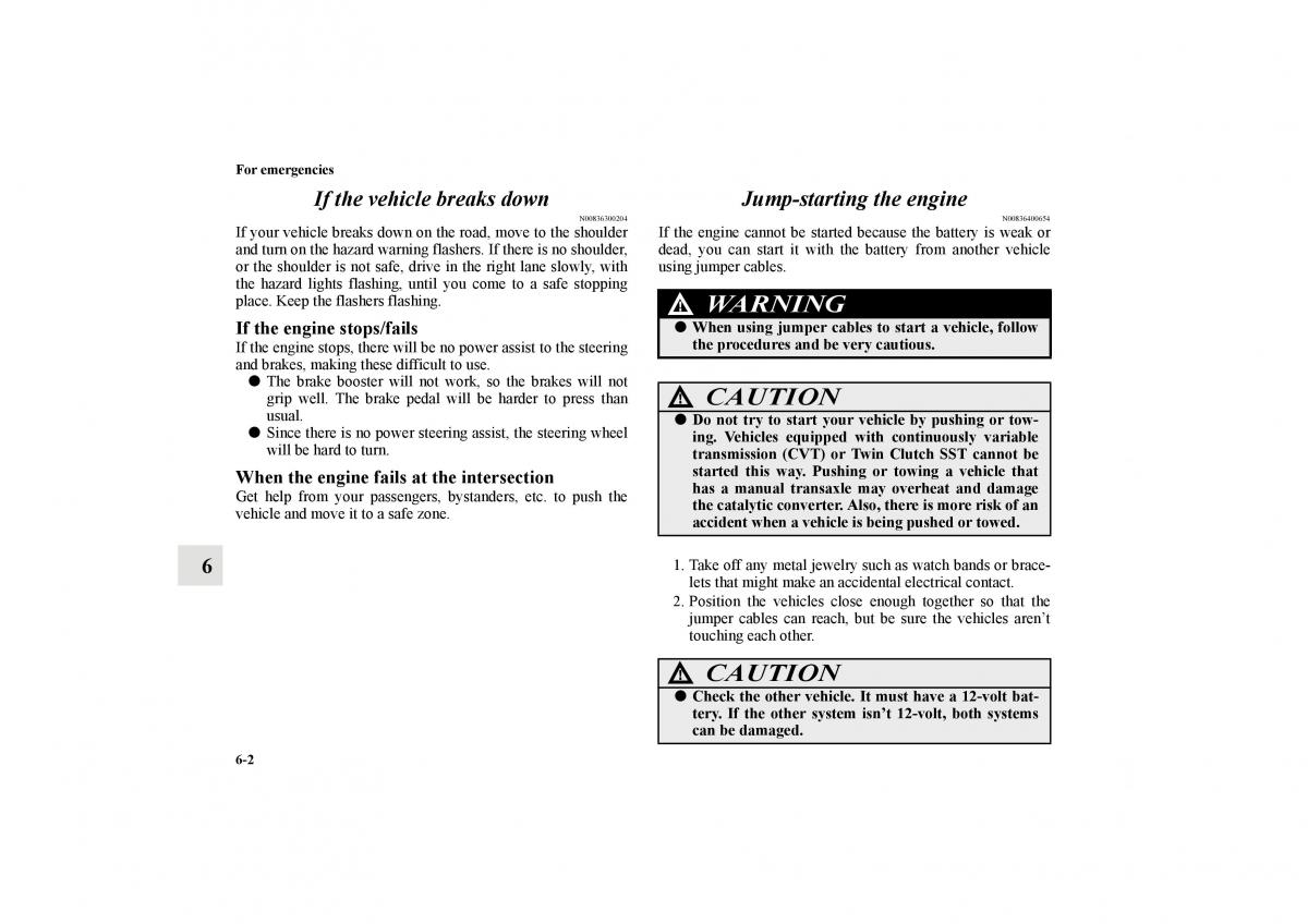 Mitsubishi Lancer Sportback VIII 8 owners manual / page 559