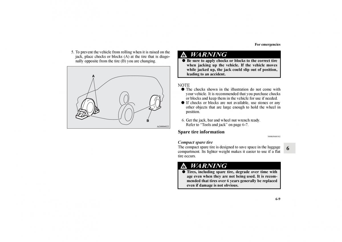 Mitsubishi Lancer Sportback VIII 8 owners manual / page 566