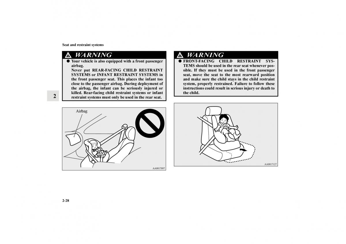 Mitsubishi Lancer Sportback VIII 8 owners manual / page 57