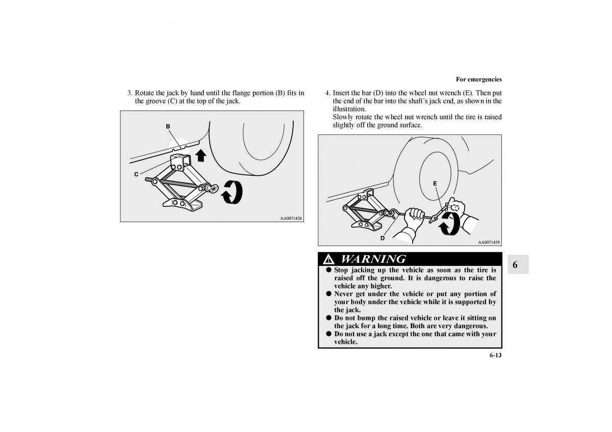 Mitsubishi Lancer Sportback VIII 8 owners manual / page 570